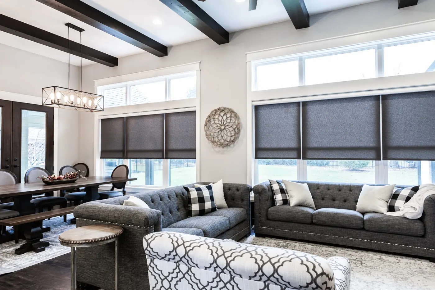 Custom shades measured and installed in Clermont